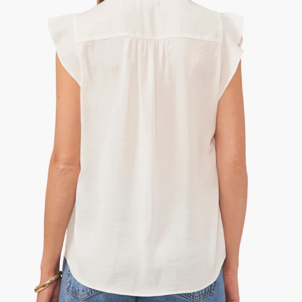 Vince Camuto New Ivory Top L – New with Tags – Elegant Blouse - Picture 2 of 8